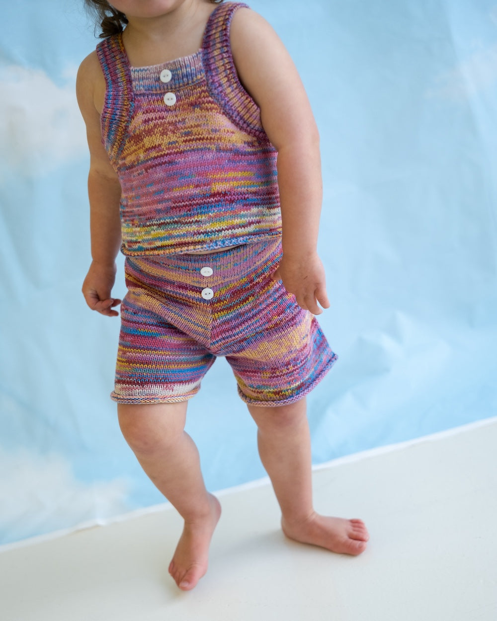 Knitted Shorts | Rainbow