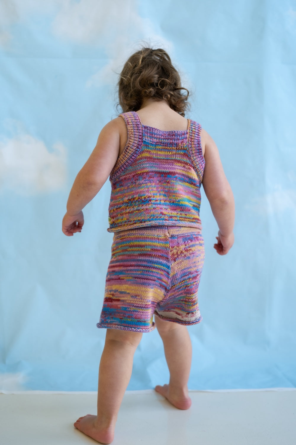 Knitted Shorts | Rainbow