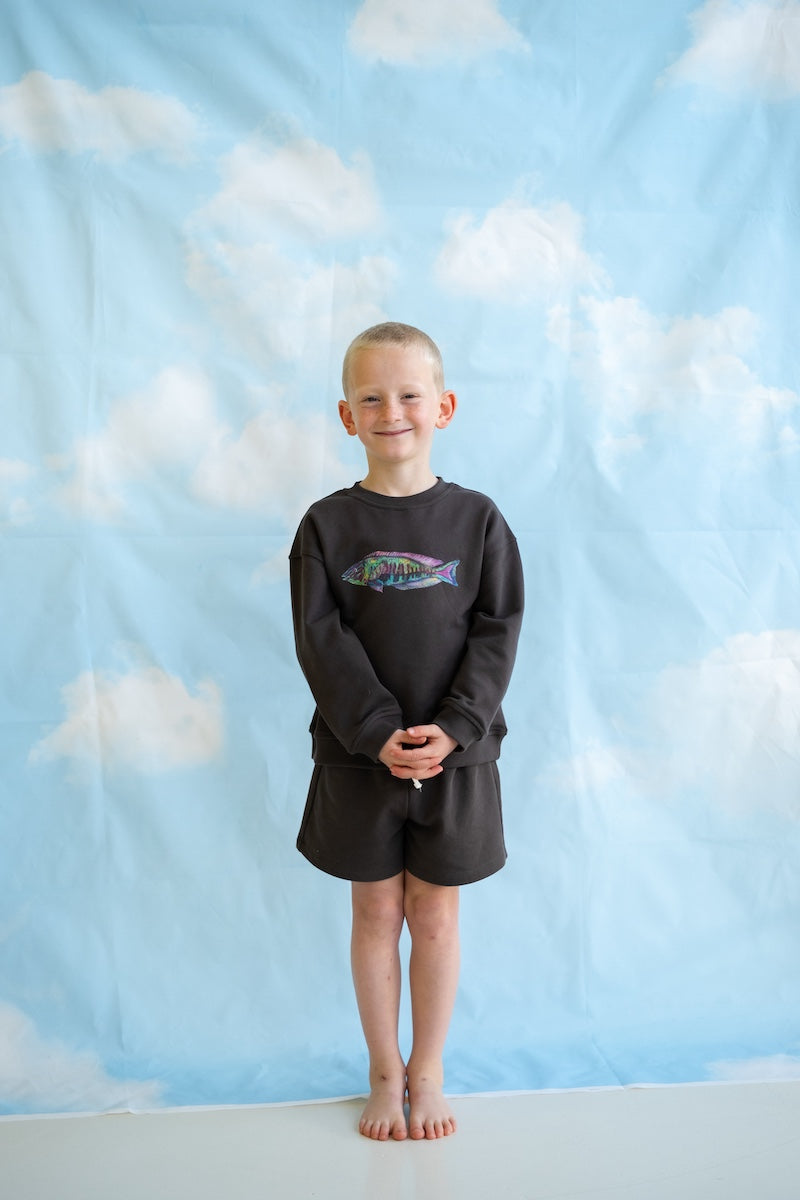 Parrot Fish Jumper | Ash