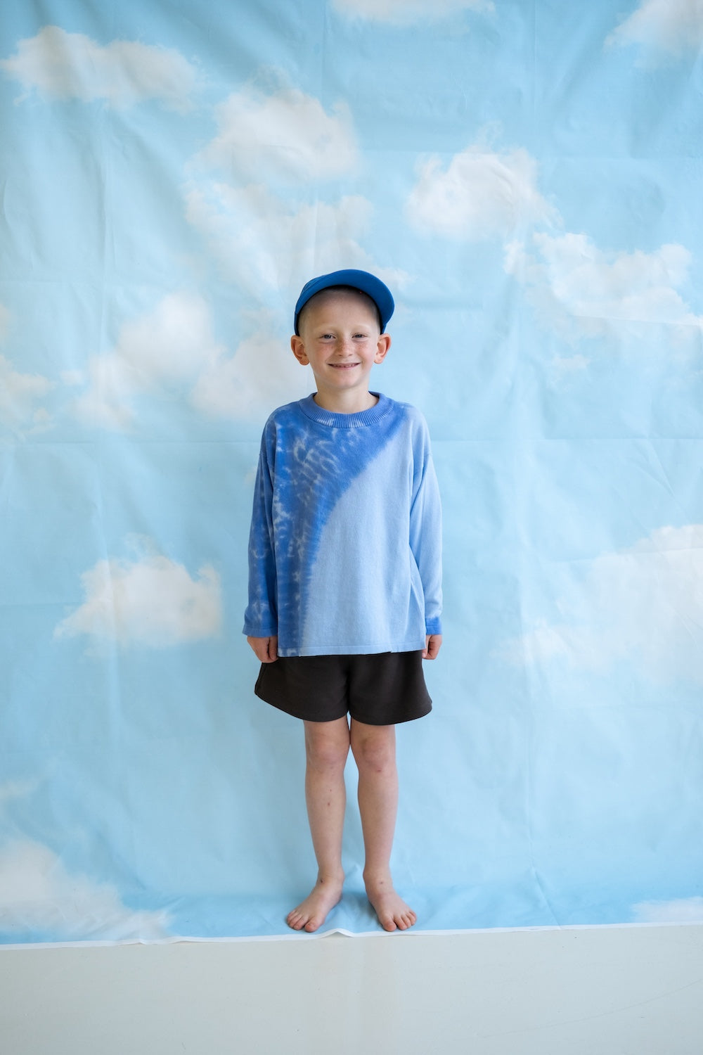 Organic Knitted Tie Dye LS Tee | Pacific