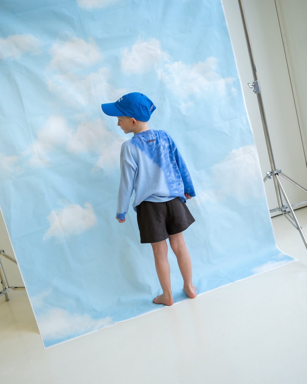 Organic Knitted Tie Dye LS Tee | Pacific