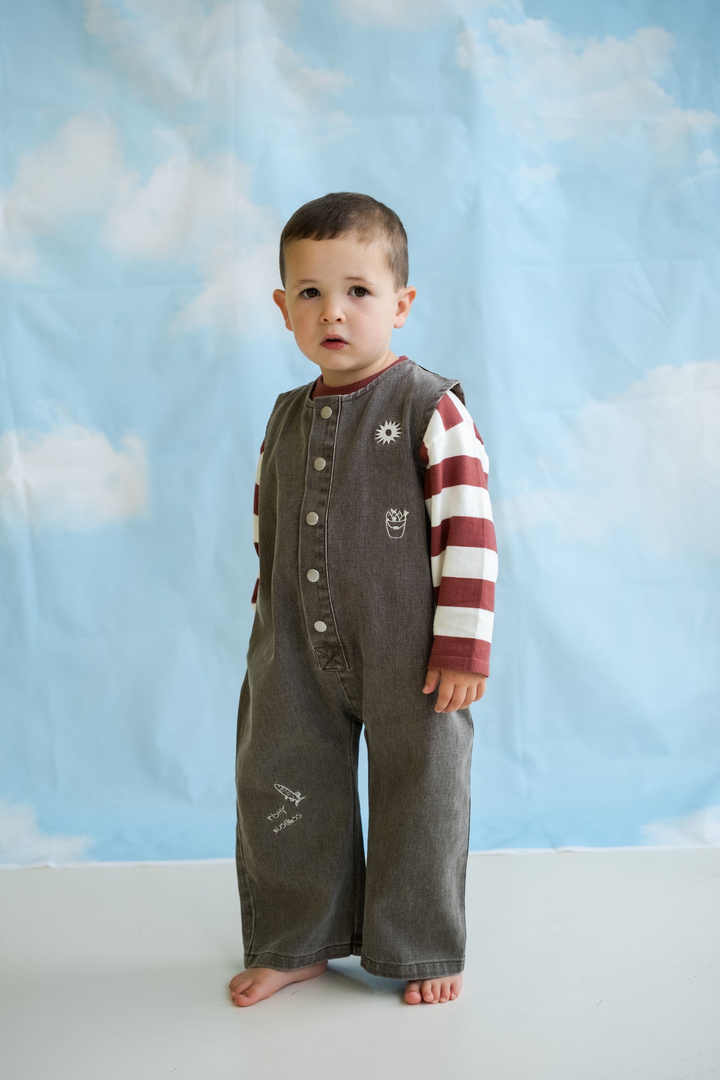 Fishy Business Denim Jumpsuit | Ash