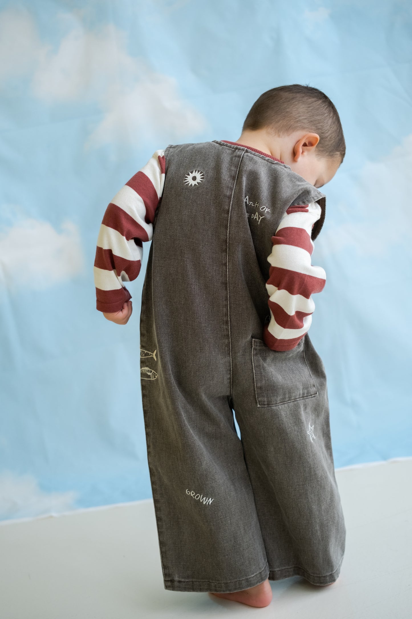 Fishy Business Denim Jumpsuit | Ash