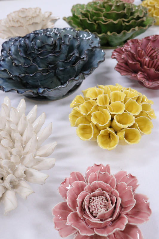 Ceramic Wall Flower | Sunburst