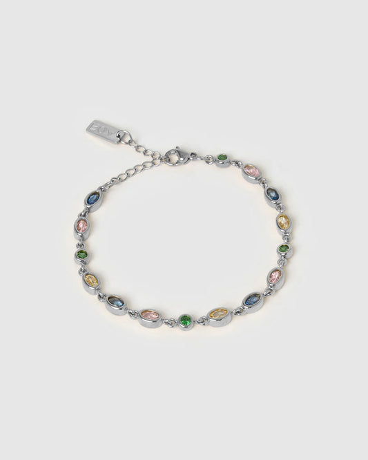 Isadora Silver Bracelet | Multi