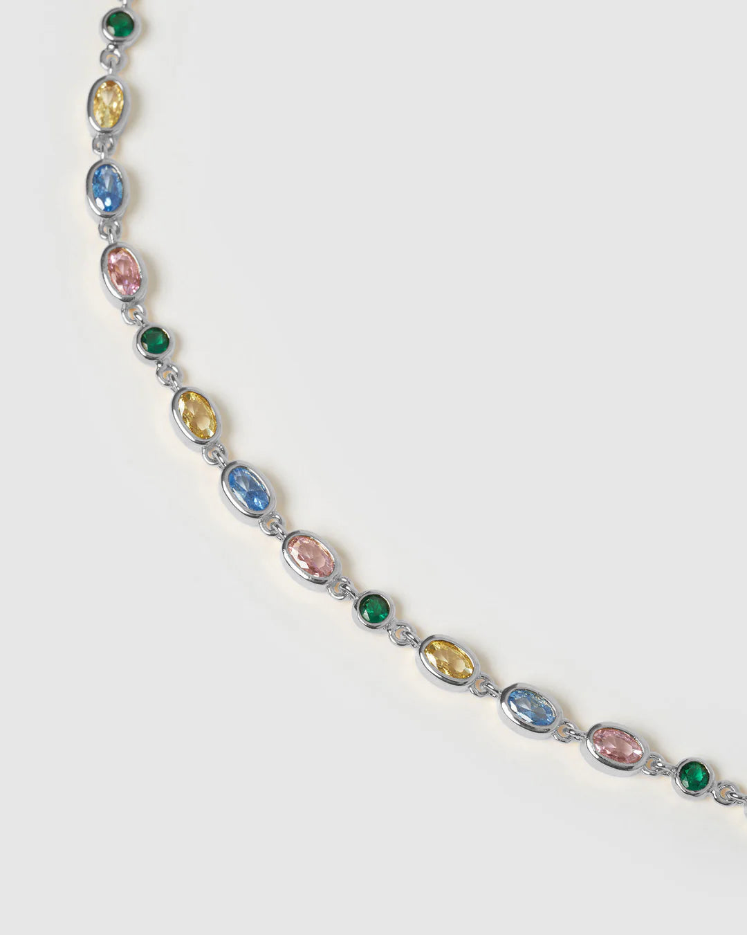 Isadora Silver Necklace | Multi