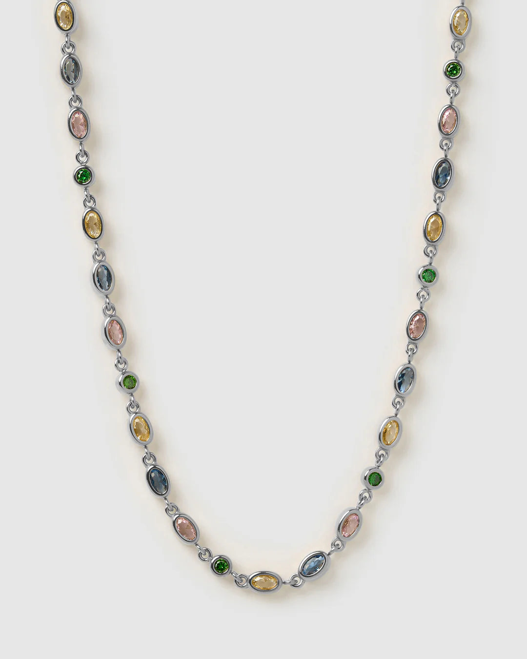 Isadora Silver Necklace | Multi