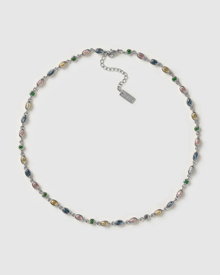 Isadora Silver Necklace | Multi