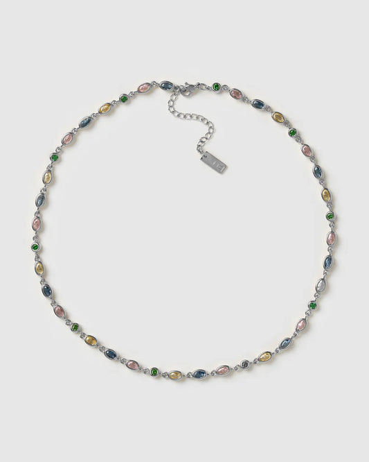 Isadora Silver Necklace | Multi