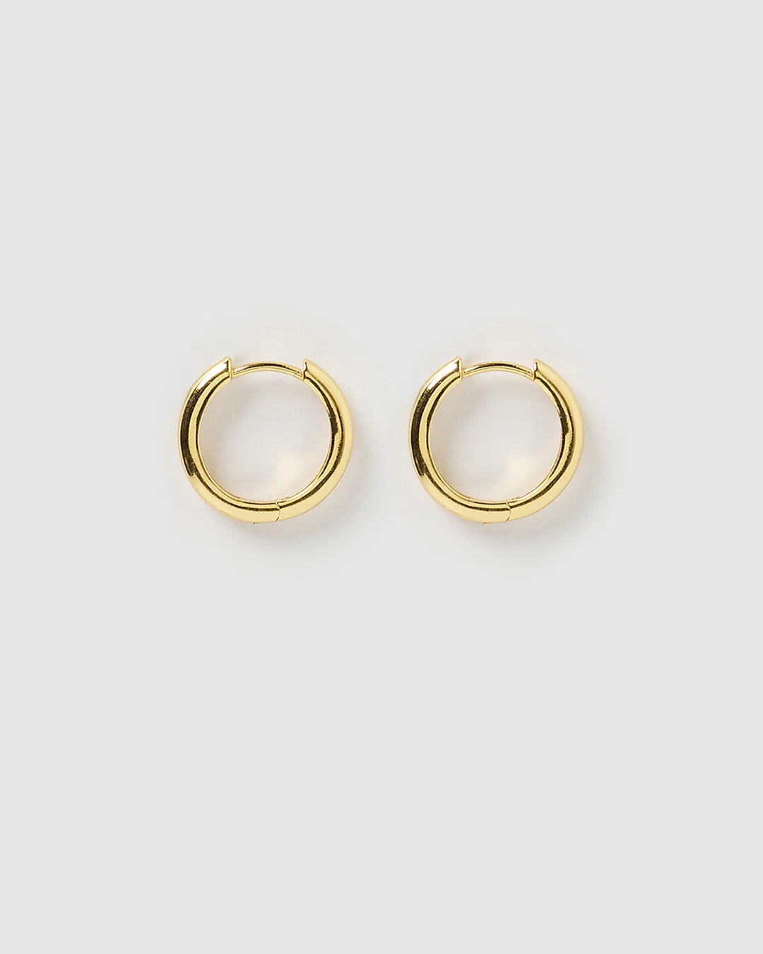 Jett Hoop Earrings | Gold