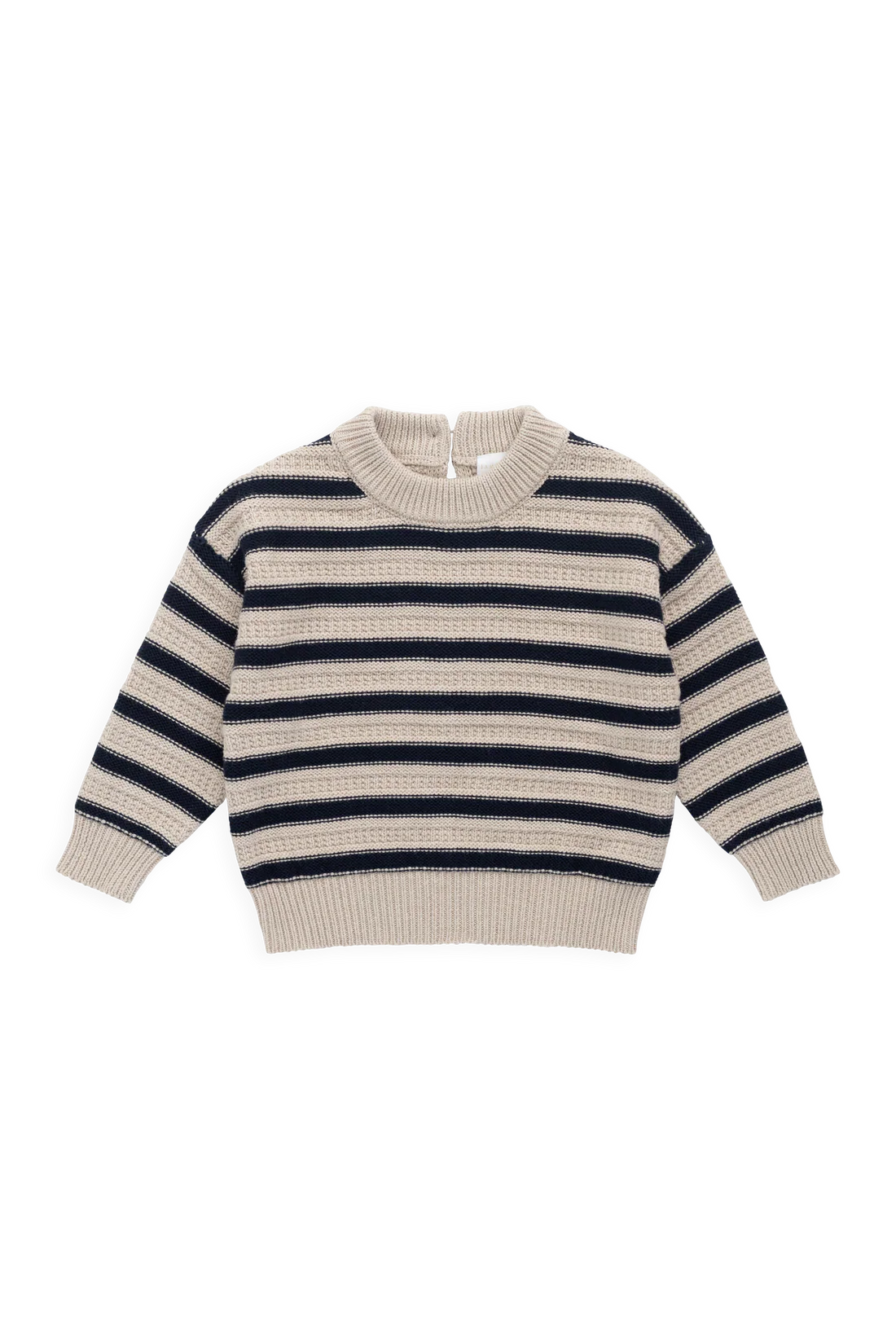 Byron Jumper | Byron Stripe Oat/Eclipse