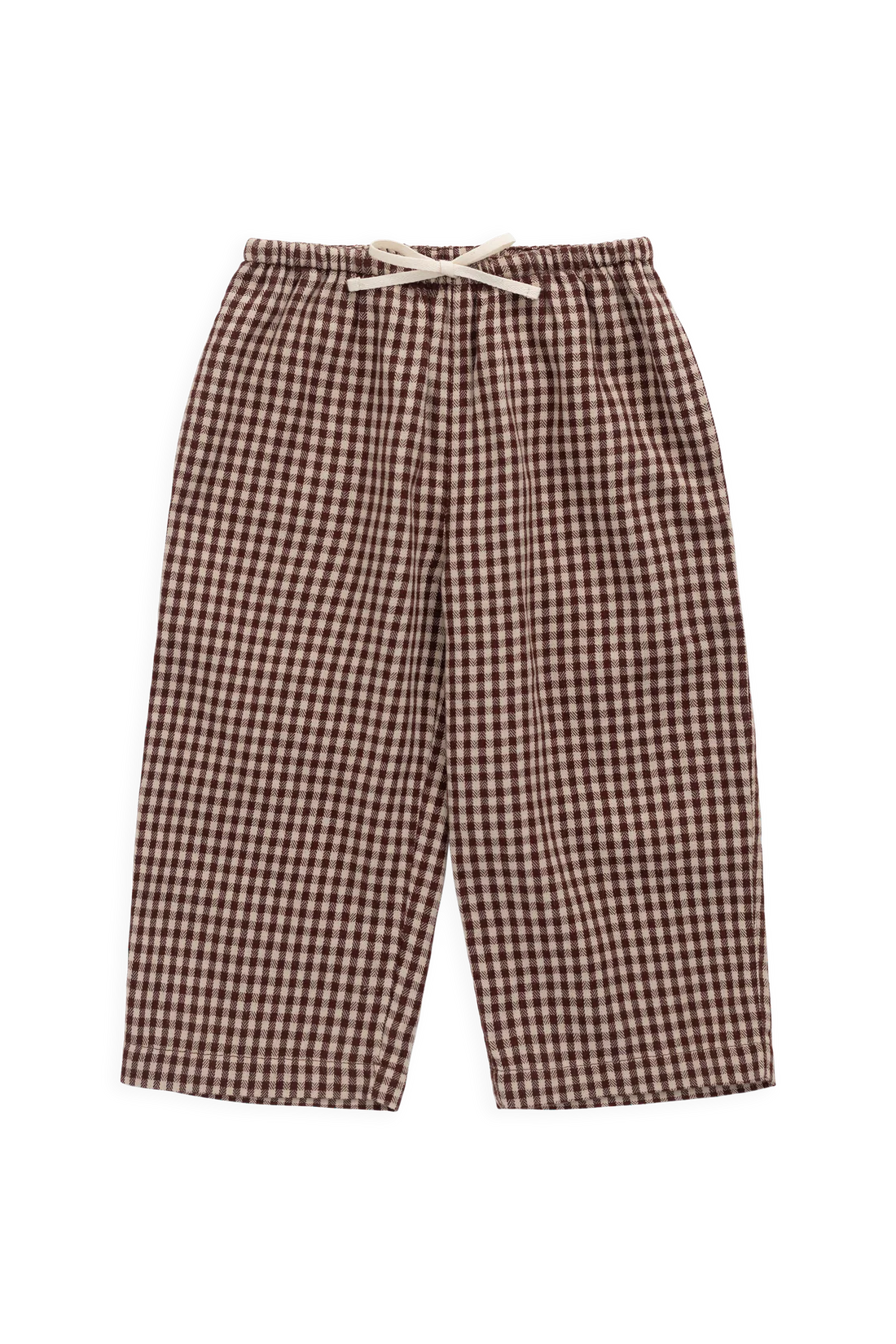 Organic Cotton Kenji Pant | Cinnamon Gingham