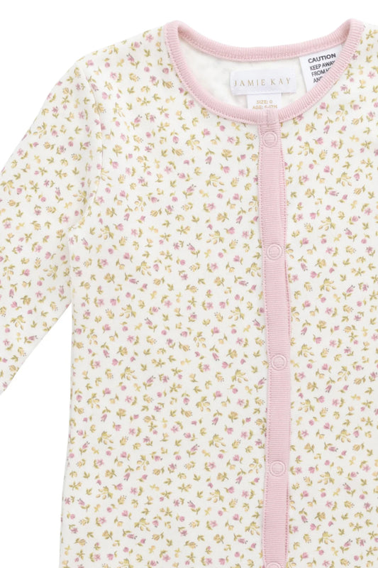 Organic Cotton Maple Onepiece | Pippa Pink
