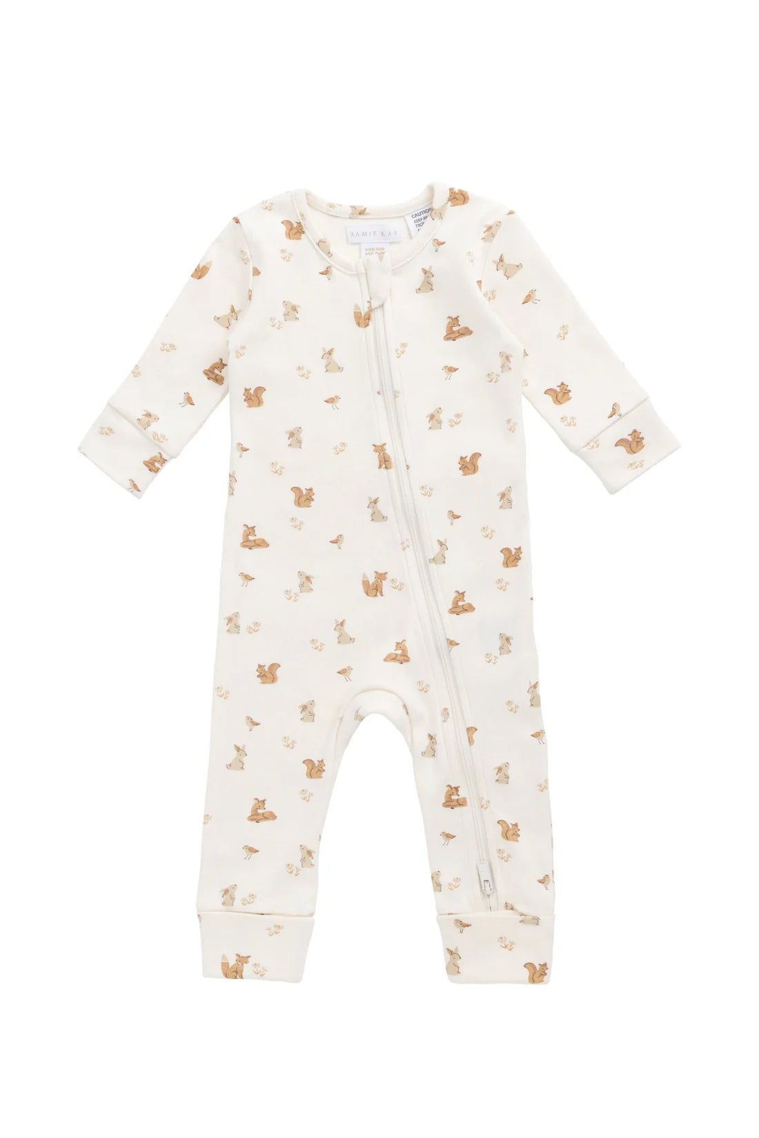 Organic Cotton Reese Zip Onepiece | Forest Friends