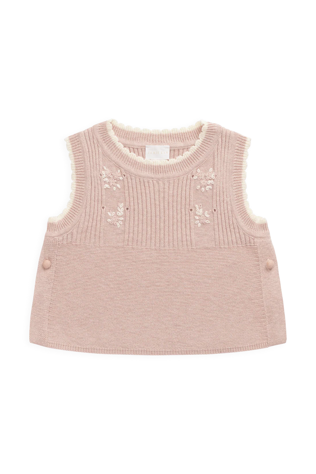 Abbie Knitted Top | Sweetpea Marle Abbie Flower