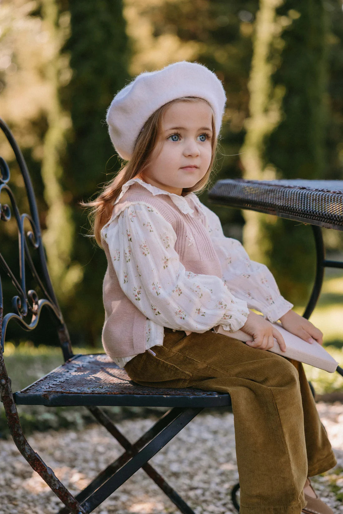 Abbie Knitted Top | Sweetpea Marle Abbie Flower