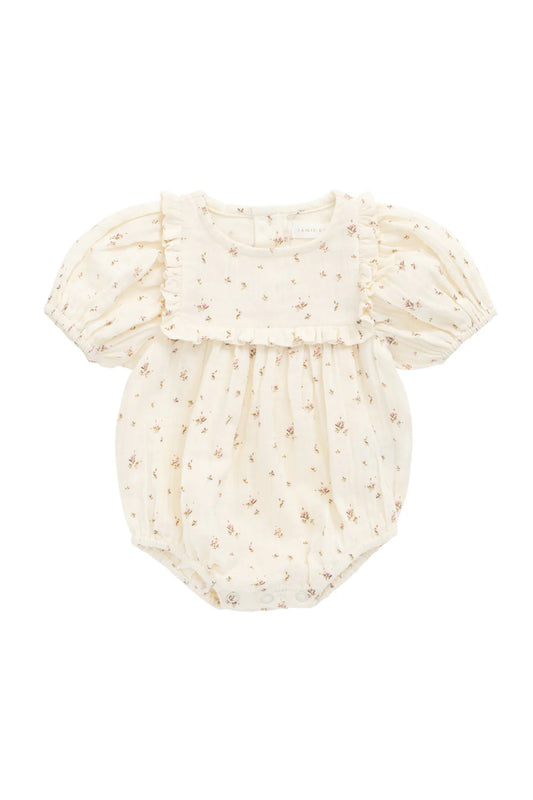 Organic Cotton Muslin Odette Playsuit | Dina Antique