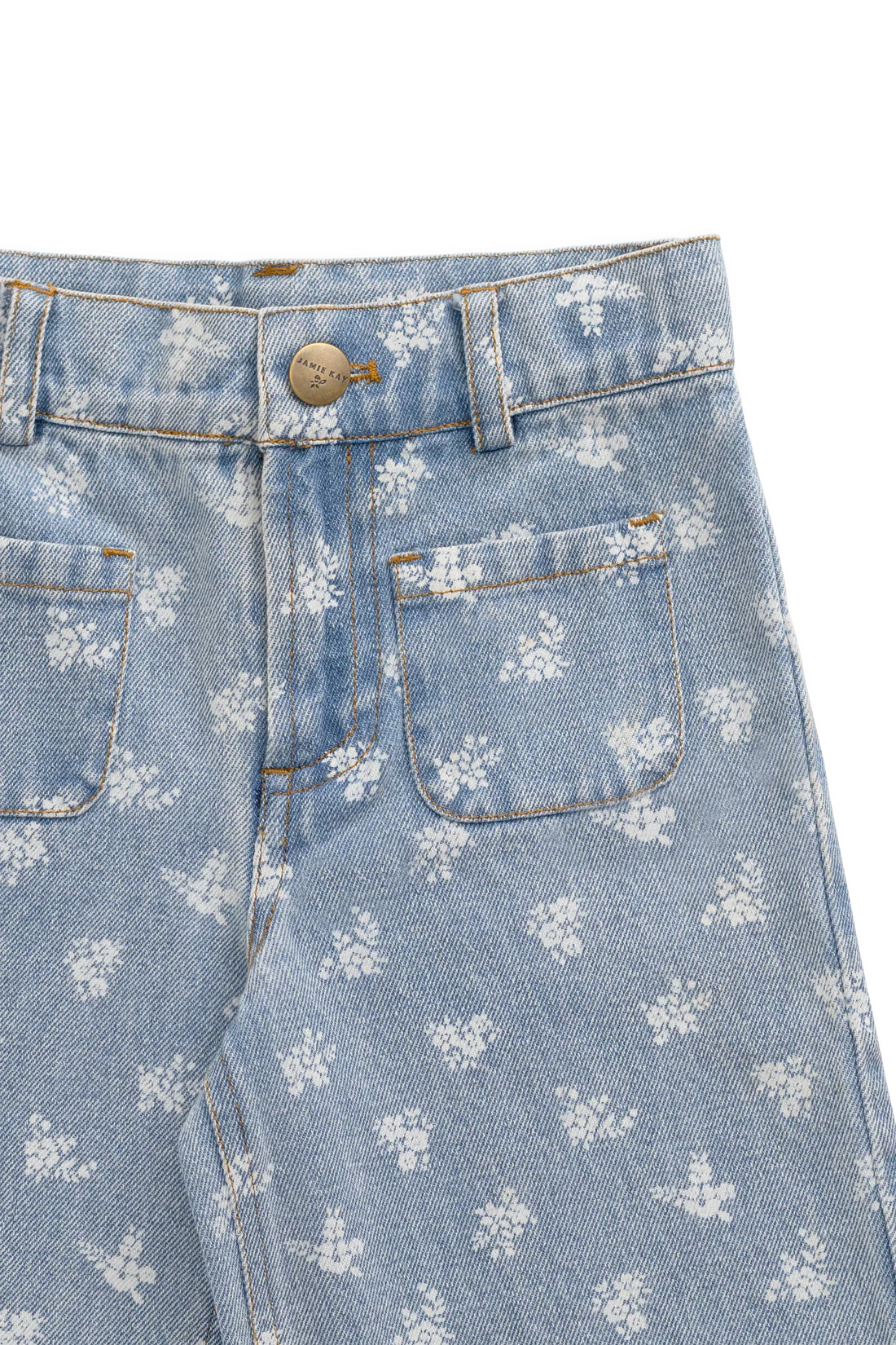 Theodora Pant | Tully Floral Denim