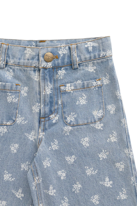 Theodora Pant | Tully Floral Denim