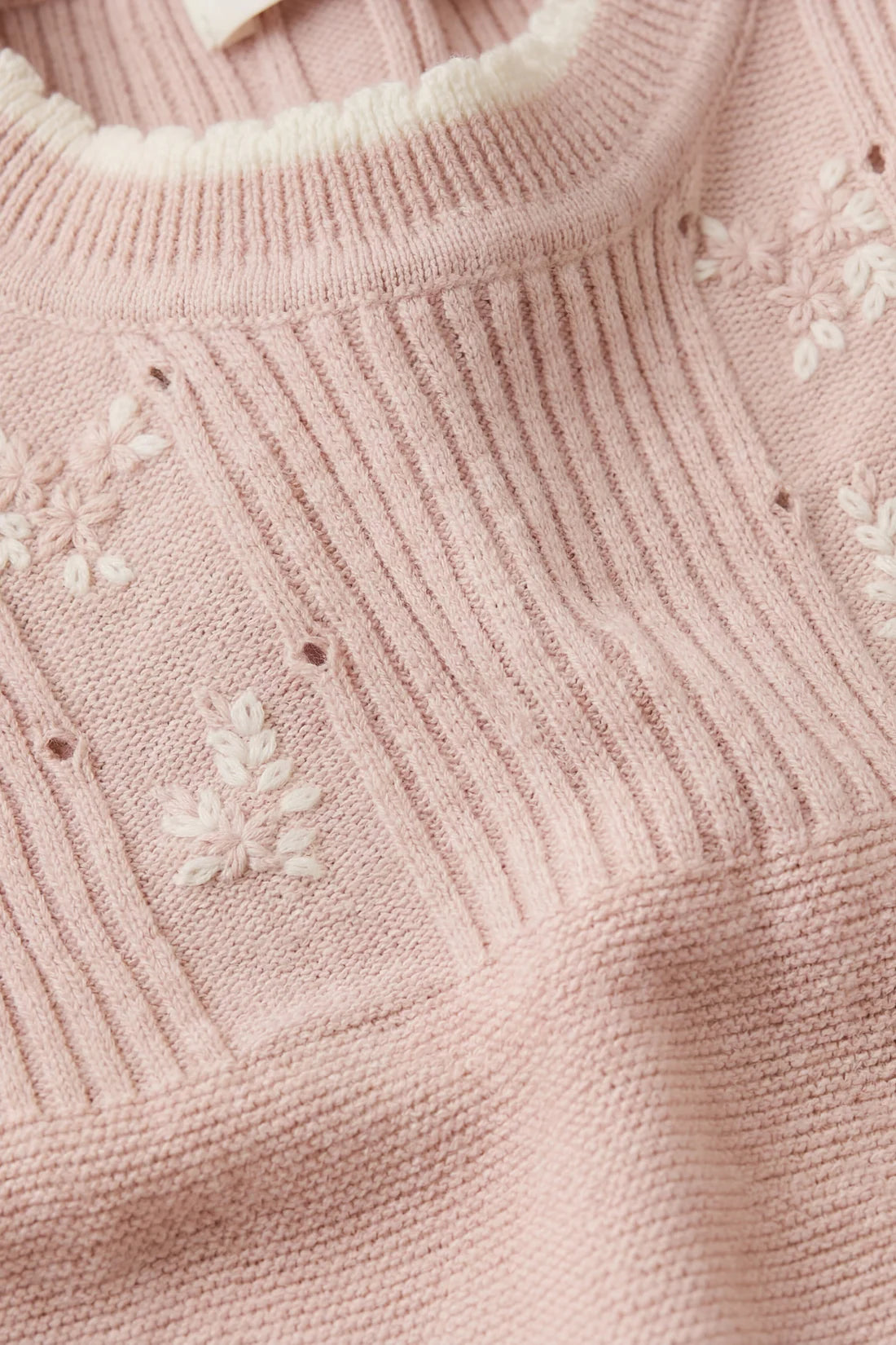 Abbie Knitted Top | Sweetpea Marle Abbie Flower