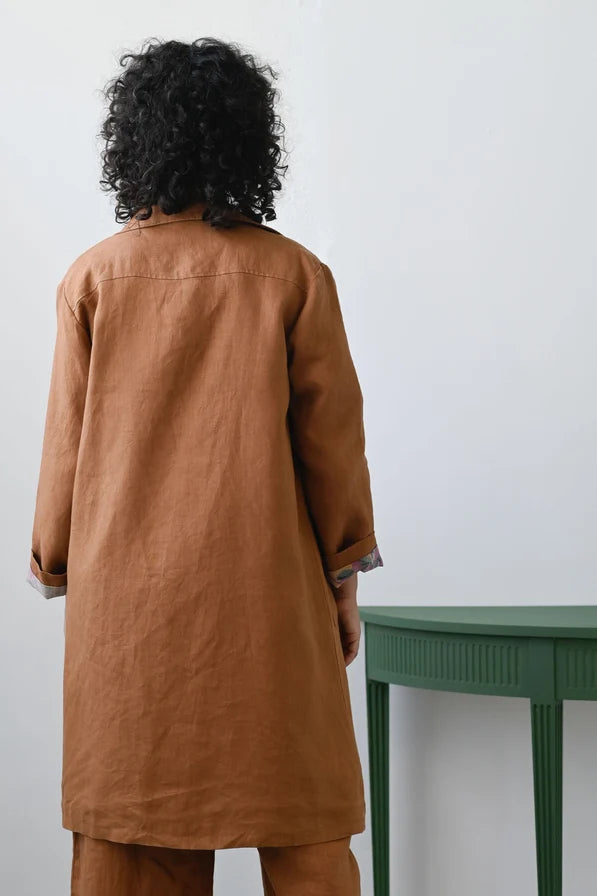 **COMING SOON** Jenna Linen Jacket | Tan