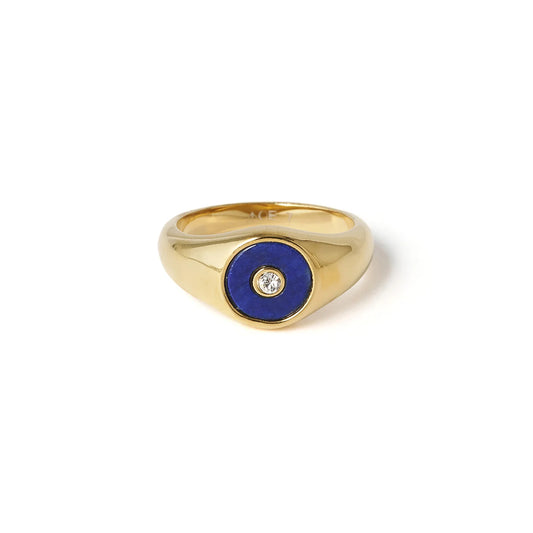 Koda Gold Ring | Lapis