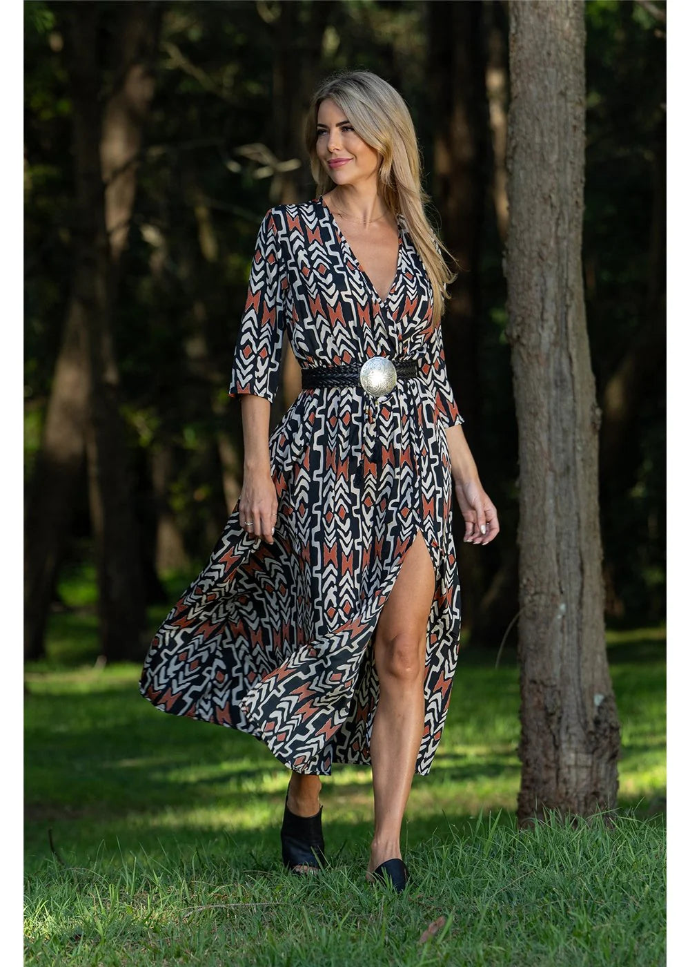 Myee Split Dress