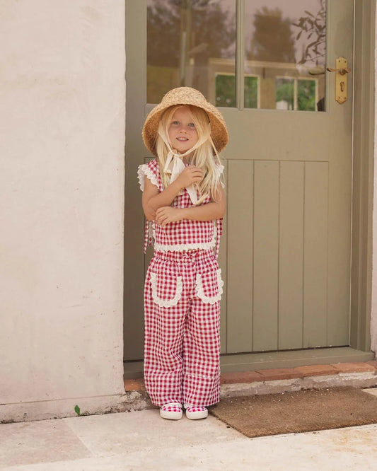 Marley Pant | Red White Check