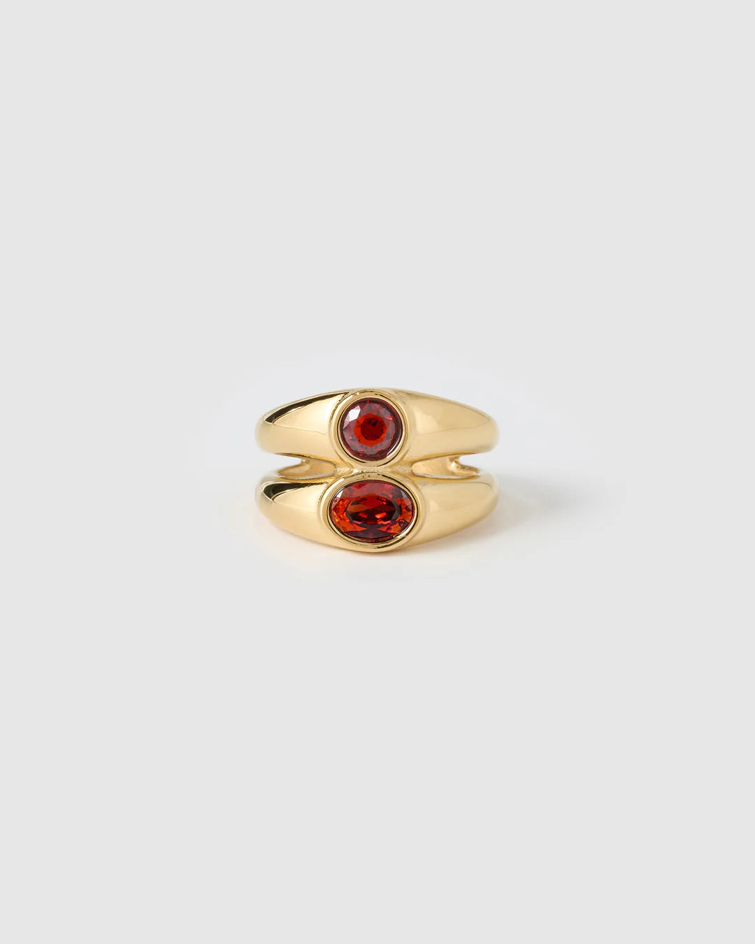 Mali Gold Ring | Ruby