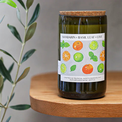 Unwined Candle Co | MANDARIN + BASIL LEAF + LIME