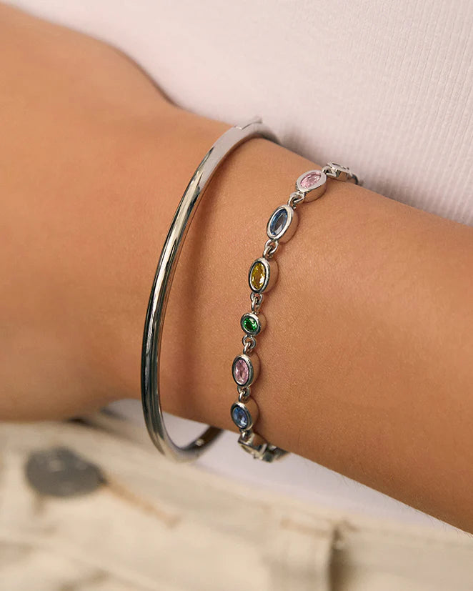 Isadora Silver Bracelet | Multi