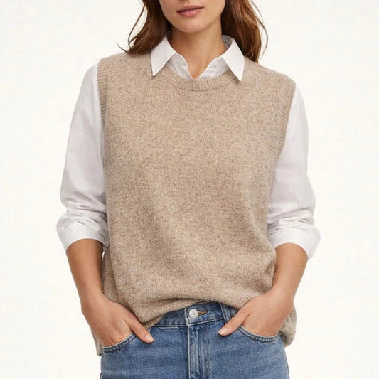 Mitos Wool Vest | Oat