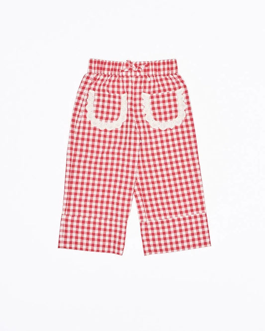 Marley Pant | Red White Check