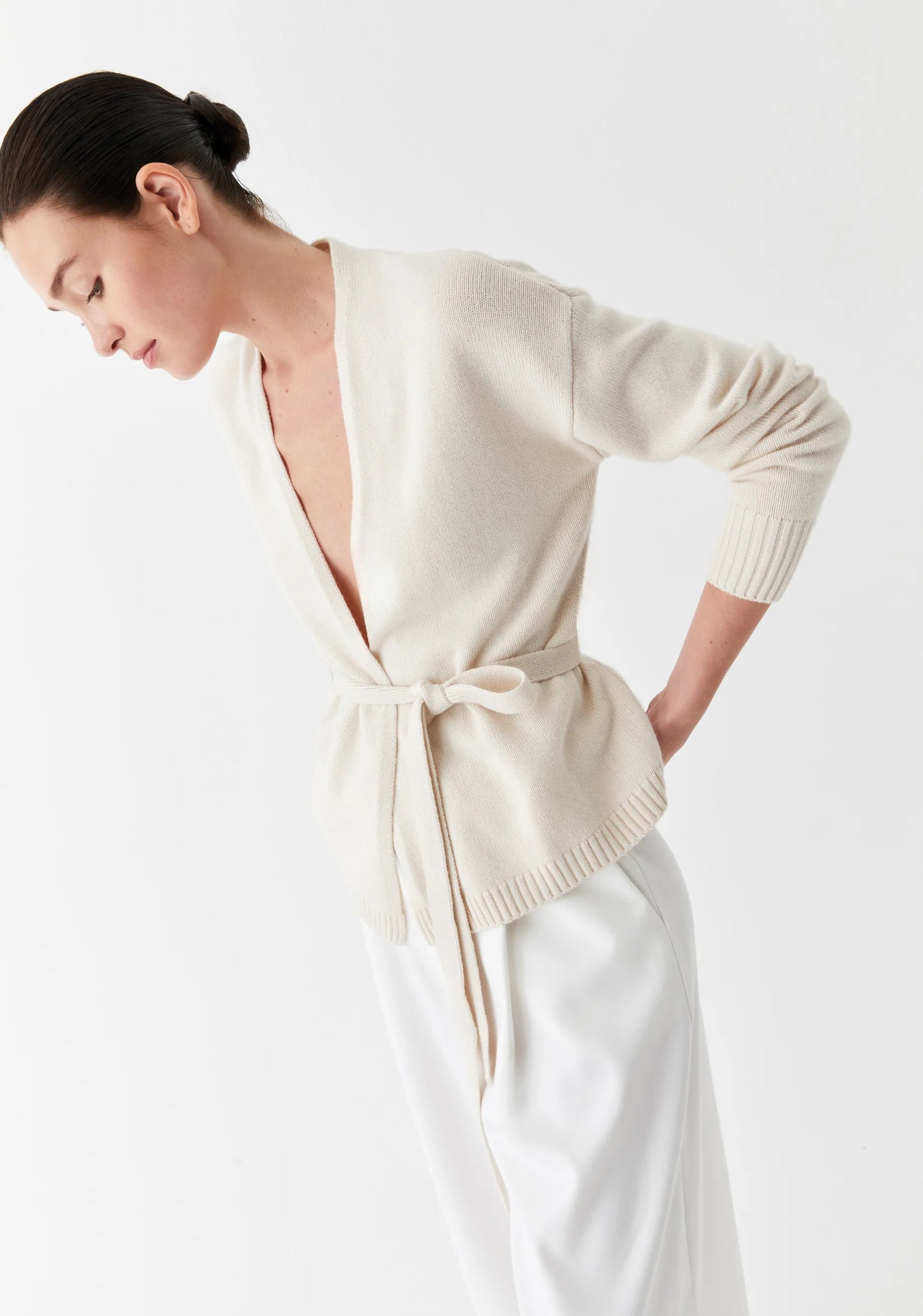 Avon Knit Cardigan | Milk
