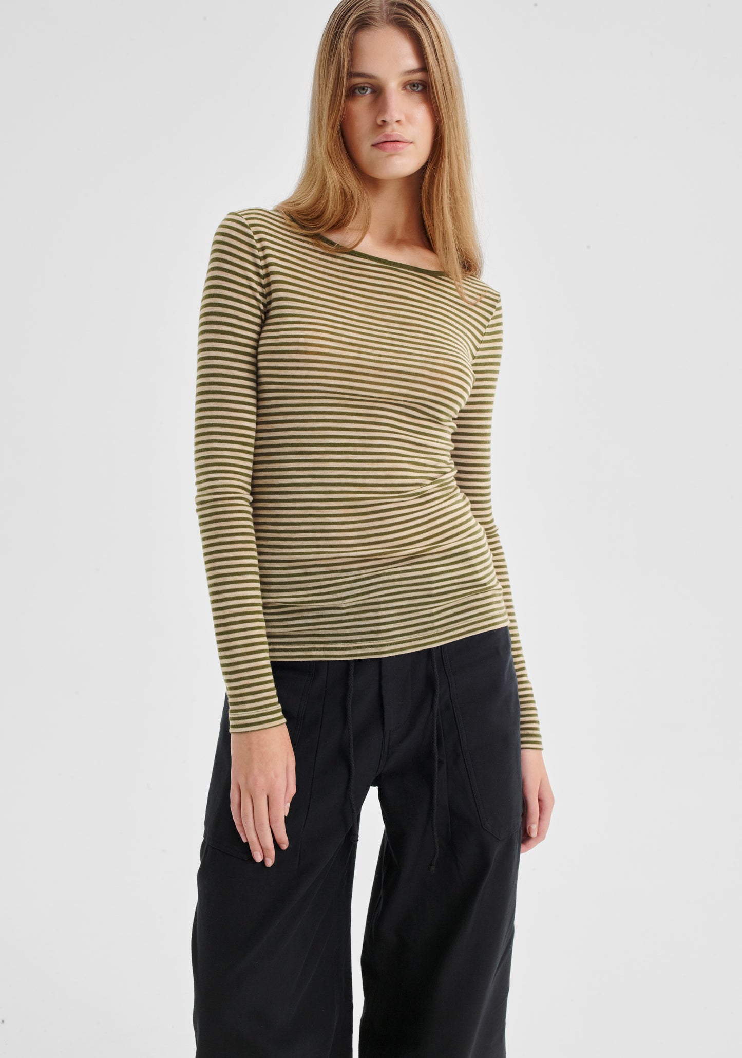 Morri Merino Round Neck | Avo/Birch
