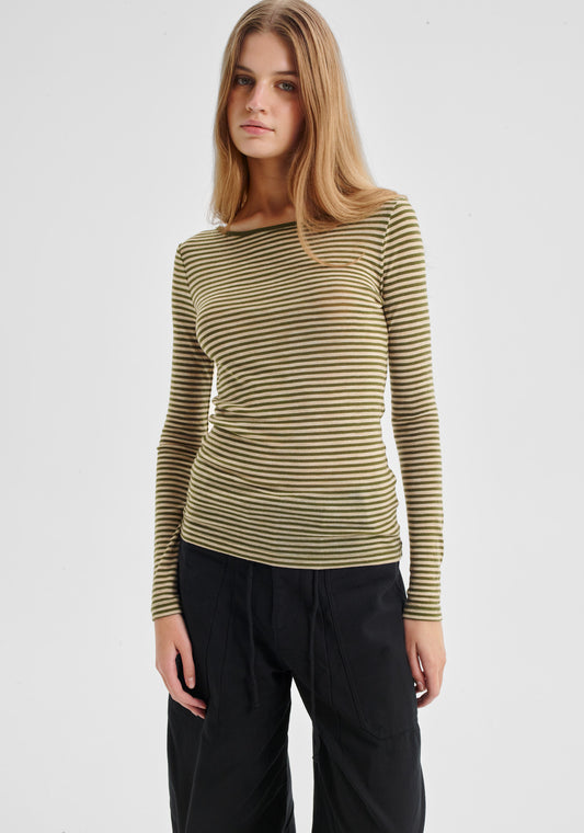 Morri Merino Round Neck | Avo/Birch