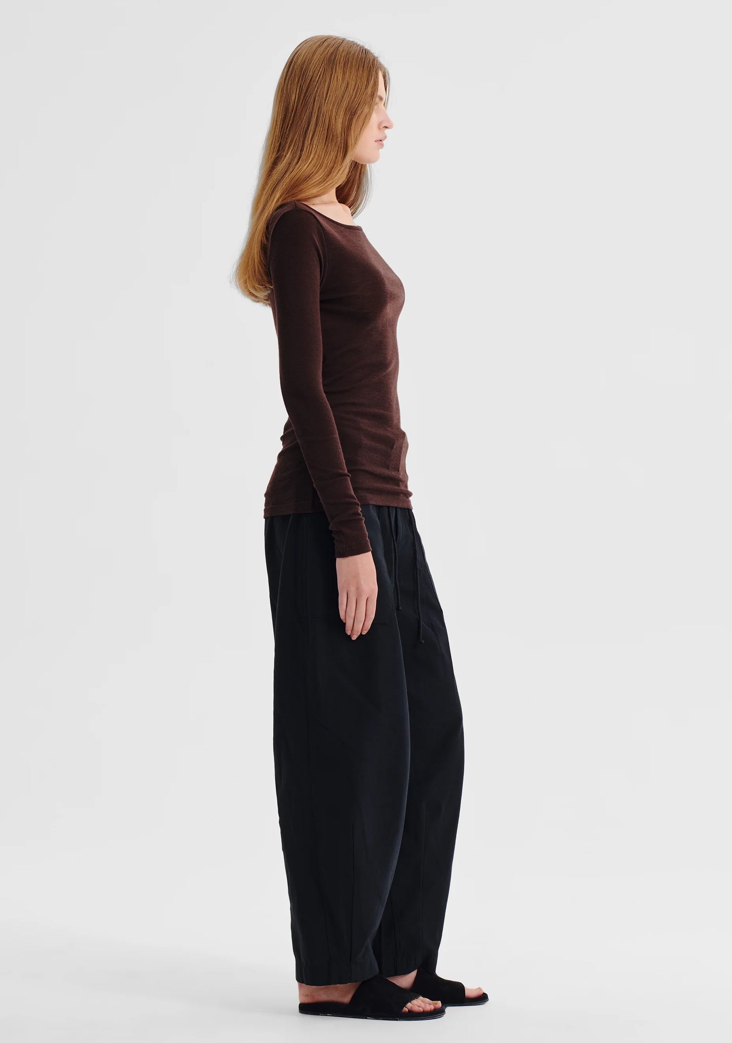 Morri Merino Round Neck | Espresso