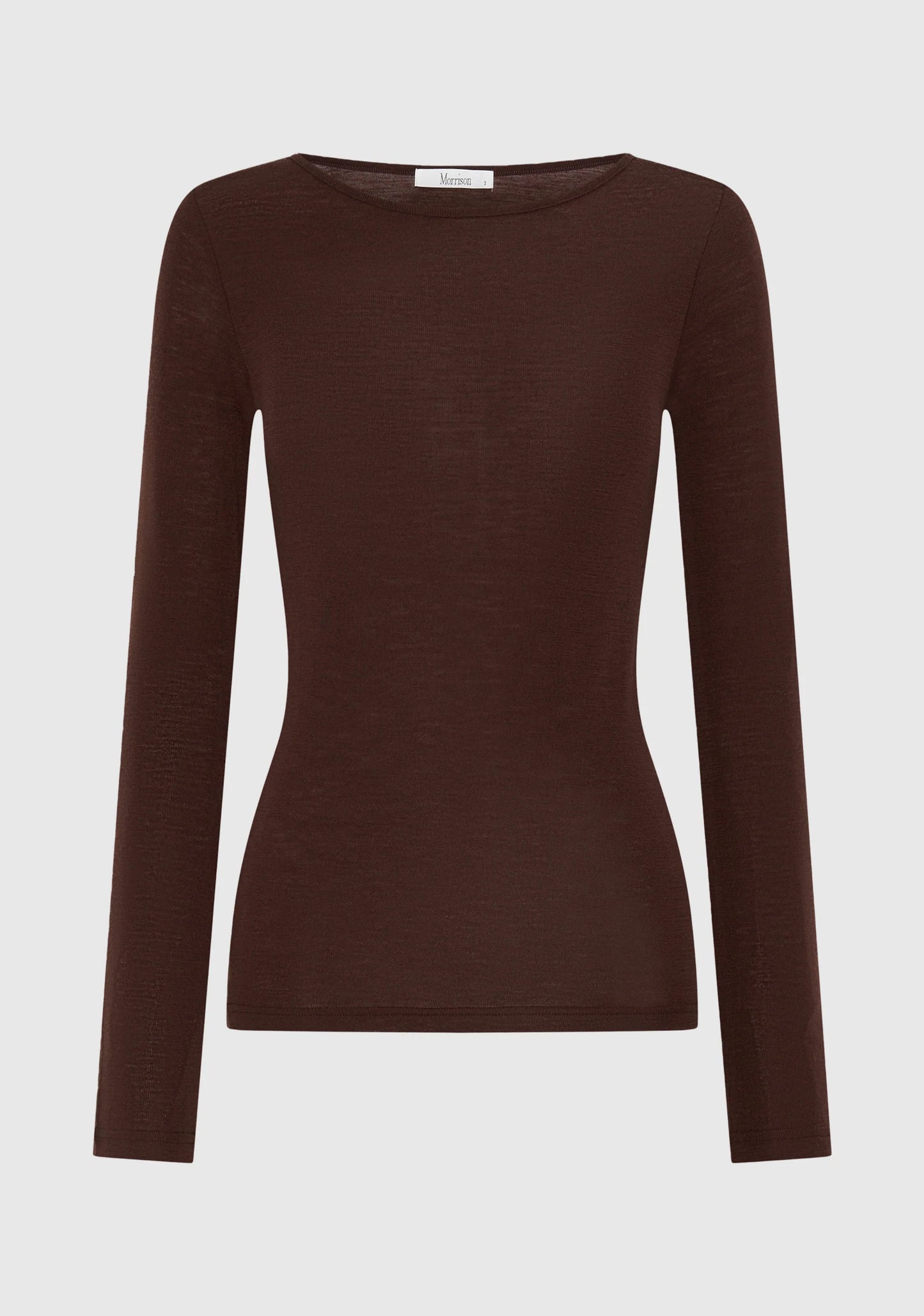 Morri Merino Round Neck | Espresso