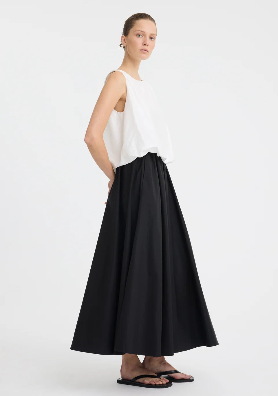 Celine Bubble Top | White