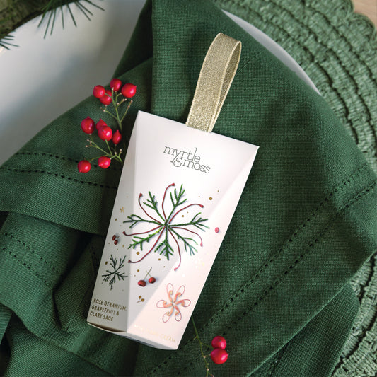 Christmas Ornament | Rose Geranium, Grapefruit & Clary Sage