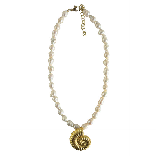 Beaded Shell Necklace