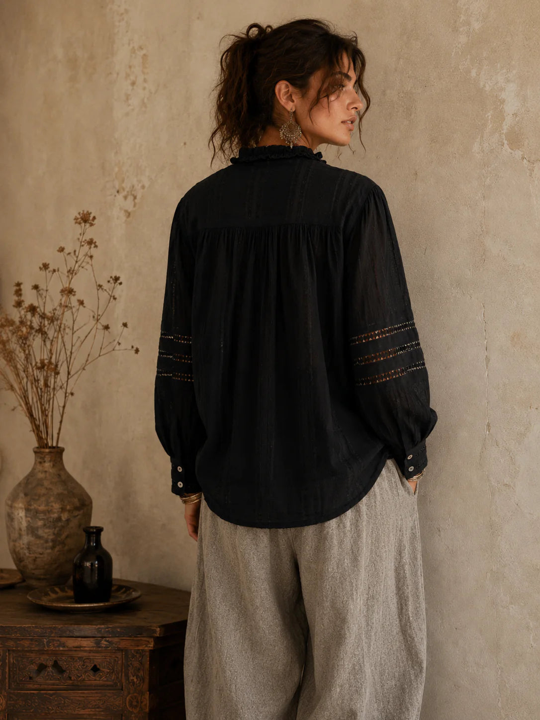 Nellie Shirt | Black