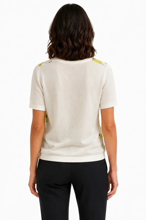 Silk Linen Top | Lemon