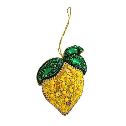 Beaded Hanging Decoration | Lemon