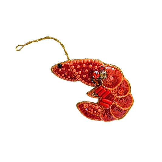 Beaded Hanging Decoration | Prawn