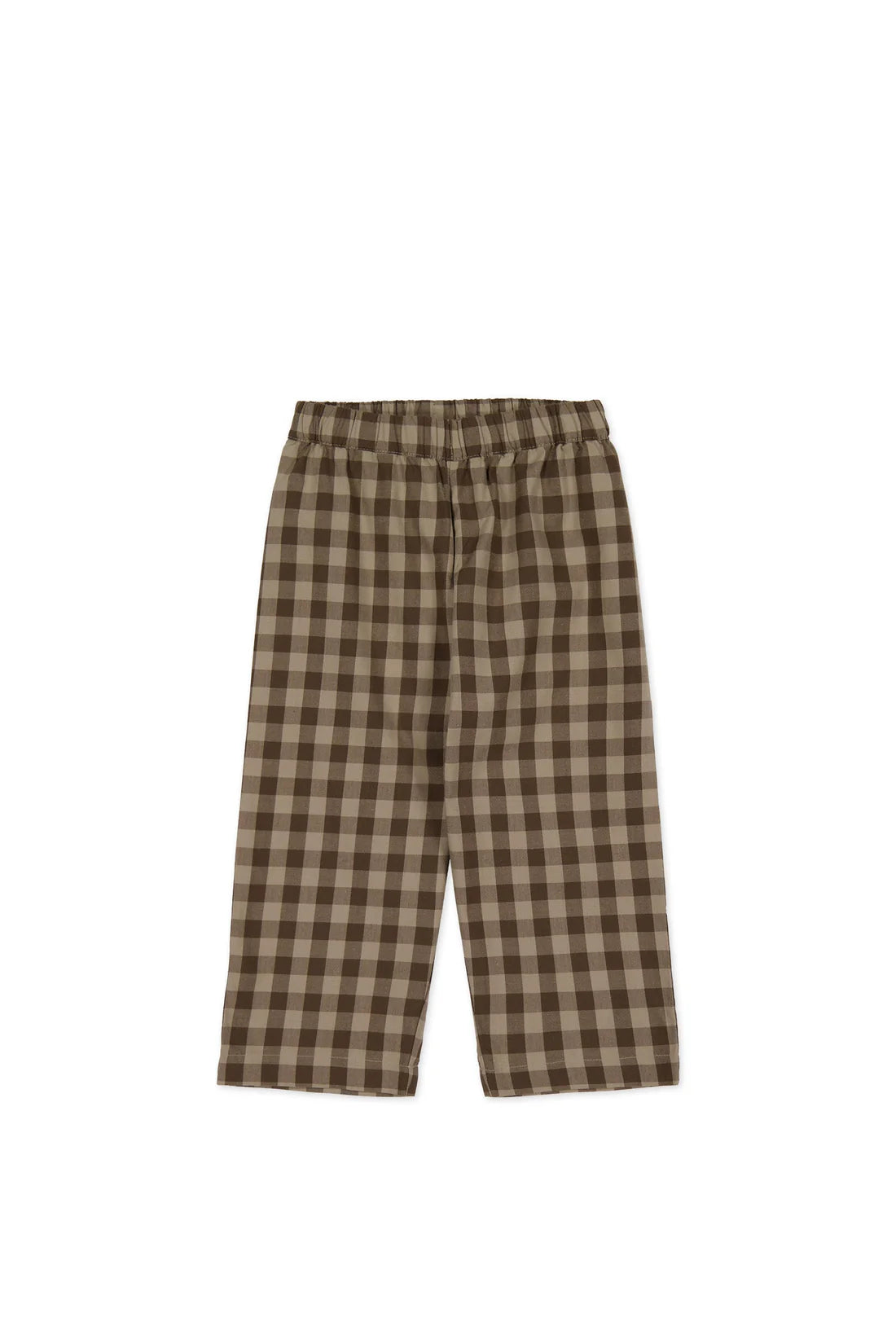 Organic Cotton Kingston Pant | Gingham Shitake