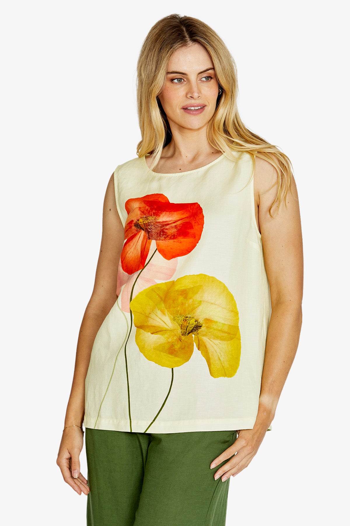 Paola Sleeveless Top | Poppy