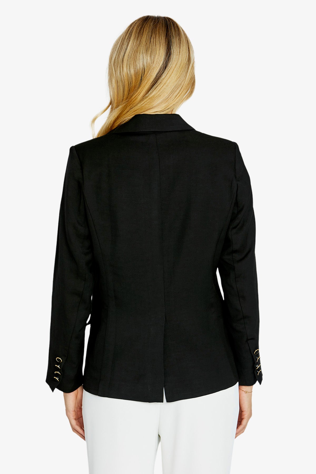 Tiffany Twist Trim Blazer | Black