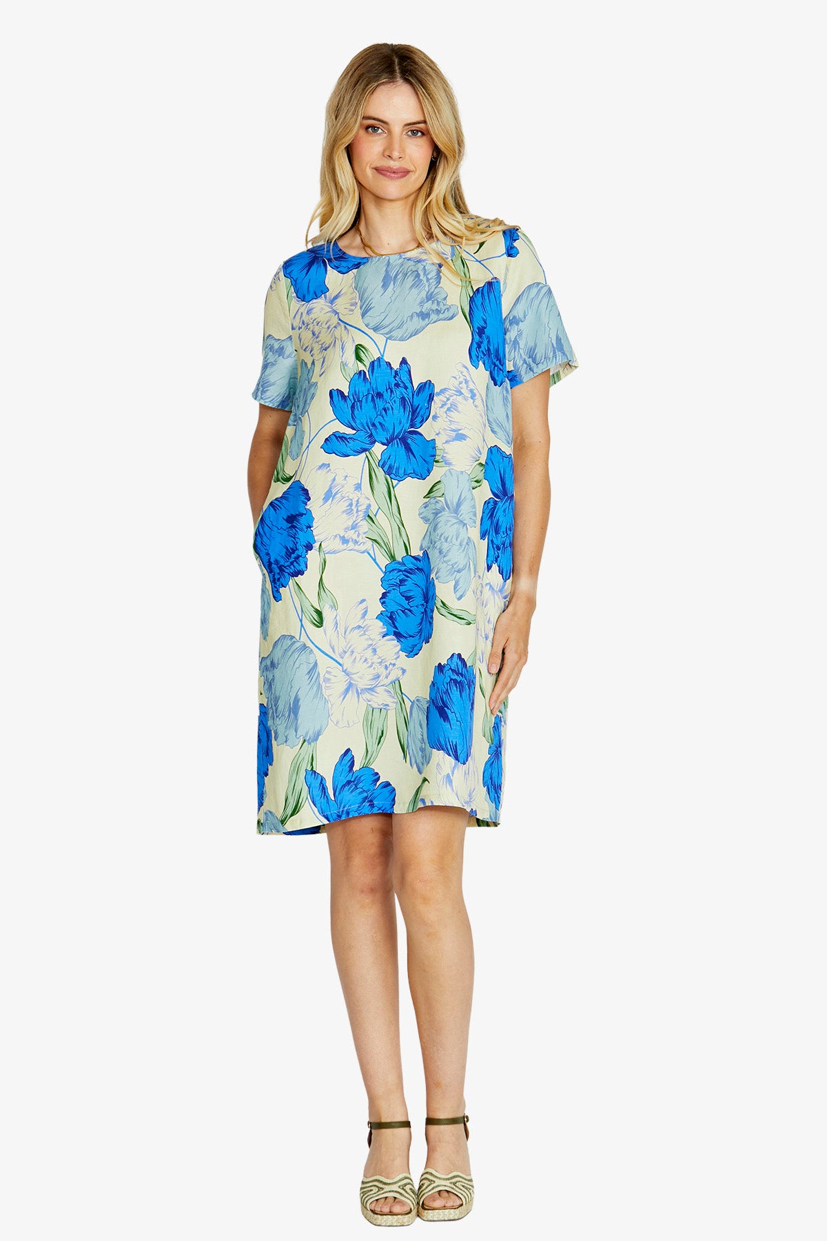 Tessa Shift Dress | Santorini