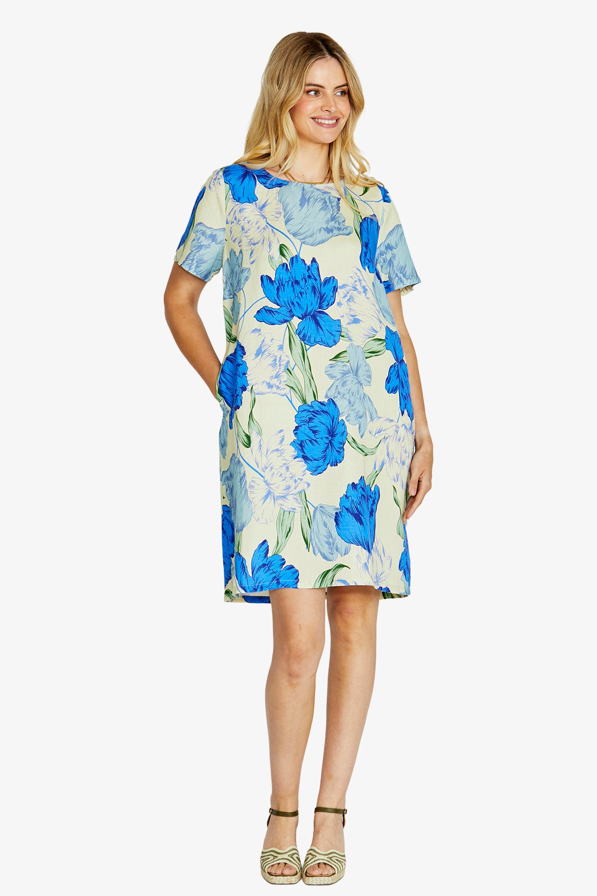 Tessa Shift Dress | Santorini